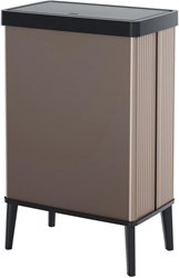 Curver poubelle 54L - Rose - Poubelle à double compartiment