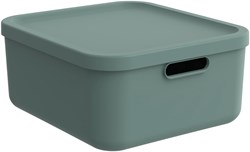 Rotho opbergbox decoratie Albula Light 20 L stapelbaar groen