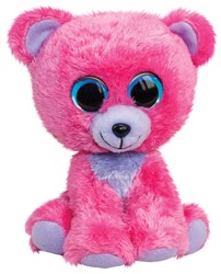 Lumo Stars knuffelbeer Raspberry - pluche speelgoed 15cm