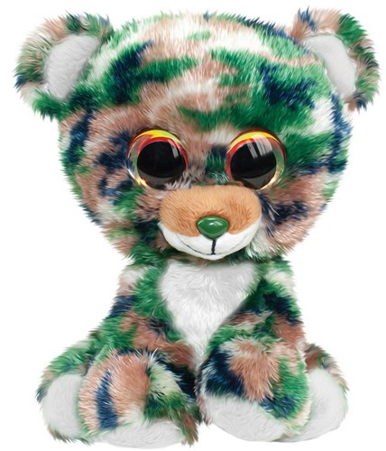 Lumo Stars knuffelbeer camo pluche speelgoed 15cm - knuffeldier