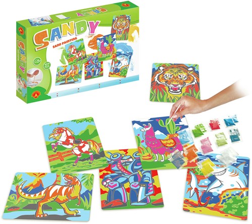 Zandkunst Knutselen Mega Pack (66 zakjes knutselzand)-3