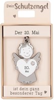 Depesche pendentif ange gardien 20 mai - porte-bonheur porte-clés
