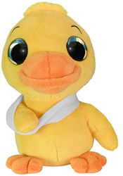 Lumo Stars knuffel eend pluche Get Well - 15cm - zachte knuffel