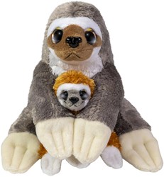 Lumo Stars Knuffel - Luiaard Caramel en Coffee, 24cm