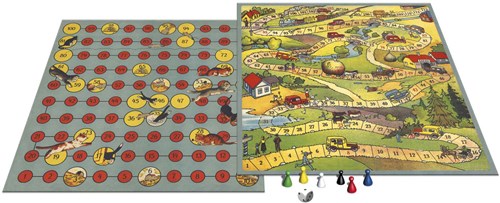 Bordspel Spellen van toen Auto Race Kat & Muis klassiek familiespel-2