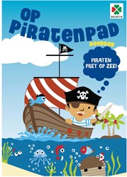 Livre d'activités sur le chemin des pirates papier bleu - jouet créatif pour enfants