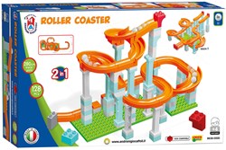 Androni Giocattoli knikkerbaan bouwset - Roller Coaster 128-delig