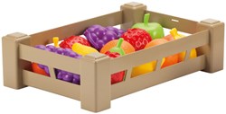 Ecoiffier speelgoed kratje fruit of groenten - educatief rollenspel