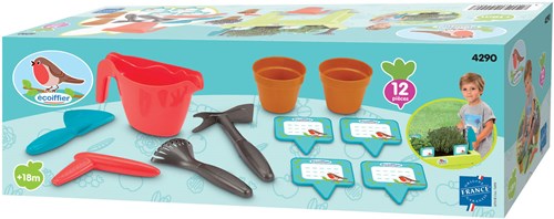 Ecoiffier tuinier tafel kinderspeelgoed met accessoires - tuinset