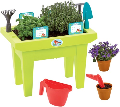 Ecoiffier tuinier tafel kinderspeelgoed met accessoires - tuinset-3