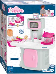 Ecoiffier speelgoedkeuken babypop met accessoires - speelkeukentje