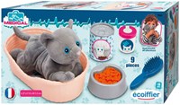Ecoiffier chat en peluche panier set de jeu - jouet chat 9 pièces