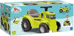 Ecoiffier loopauto tractor groen - speelgoed tractor met opbergruimte