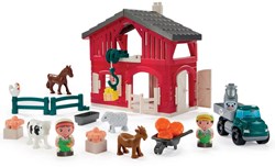 Abrick boerderij bouwset - speelgoed boerderij met dieren en accessoires