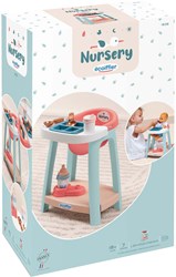 Ecoiffier Voedingsstoel poppenstoel speelgoed met accessoires 7-delig