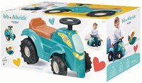 Ecoiffier tracteur jouet porteur plastique rangement bleu