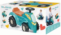 Ecoiffier tractor speelgoed bestuurbaar kunststof opbergruimte blauw