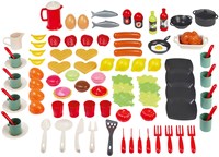 Ecoiffier speelgoed keuken set 100-delig - servies en eten-2