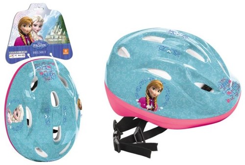 Mondo Disney Frozen kinderfietshelm blauw verstelbaar veilig