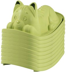 Smoby schommel kat groen - ergonomische hobbel voor peuters