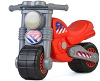 Loopfiets Cavallino brandweermotor kunststof rood voor kinderen