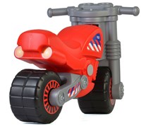Loopfiets Cavallino brandweermotor kunststof rood voor kinderen-3