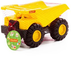 Cavallino kiepwagen geel kunststof speelgoedauto voor kinderen