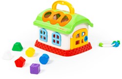 Maison d'apprentissage et de jeu jouet éducatif multicolore plastique