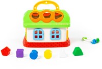 Maison d'apprentissage et de jeu jouet éducatif multicolore plastique-2