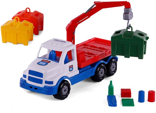 Camion benne jouet Cavallino XL Torpedo 47cm plastique-2
