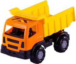 Cavallino Toys bouw kiepwagen speelgoedauto 21cm - bouwvoertuig