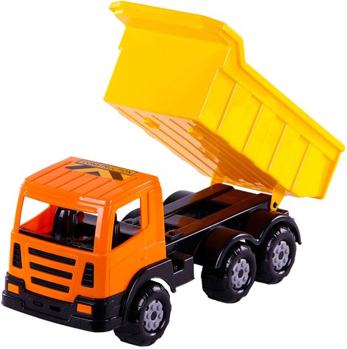 Cavallino Toys kiepvrachtwagen XL speelgoedauto 41cm kunststof-2