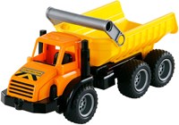 Kiepvrachtwagen speelgoed Cavallino met rubberbanden 42cm multi kleuren