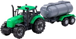 Cavallino tractor speelgoed tankwagen groen schaal 1:32 kunststof