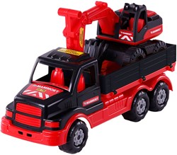 Camion jouet Cavallino Mammoet Torpedo avec pelleteuse 44,5cm
