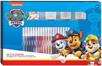 Multiprint PAW Patrol kleurset met stempels en viltstiften 41-delig