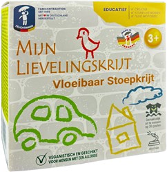 Feuchtmann vloeibaar stoepkrijt set - 4 kleuren creatief buitenspeelgoed