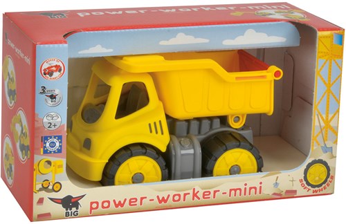 BIG véhicule de chantier Power Worker Mini benne jouet plastique jaune