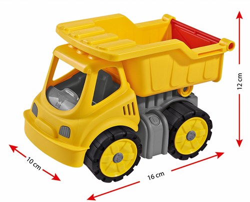 BIG véhicule de chantier Power Worker Mini benne jouet plastique jaune-3