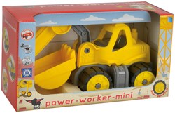BIG graafmachine Power Worker mini - speelgoedvoertuig geel kunststof