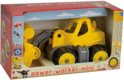BIG Power Worker mini shovel - bouwvoertuig speelgoed geel