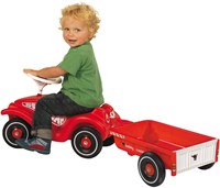 BIG Bobby Caddy aanhanger voor loopauto rood - speelgoedtrailer-2