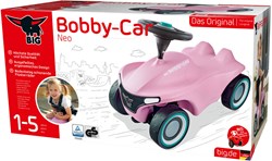 BIG Bobby Car Neo roze loopauto met fluisterbanden en ergonomische zitting