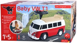 BIG loopauto Volkswagen T1 klassieker met opbergruimte rood