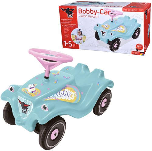 BIG Bobby Car Classic Licorne Porteur pour enfants - Design pastel-2