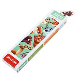 Puzzlika Puzzel - Bosdieren - 8x 2 stukjes