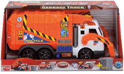 Dickie vuilniswagen speelgoedauto met licht en geluid - 46 cm