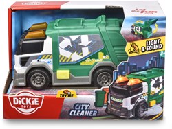 Dickie Vuilniswagen speelgoedauto met licht en geluid - 15 cm - kindervoertuig