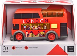 Dickie bus de ville jouet avec lumière et son - bus réaliste