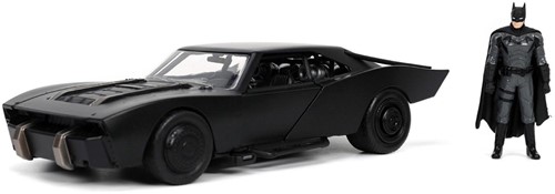 Jada Batman met Die-cast Batmobile Auto 1:24-3